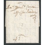 Belgium - Corsini 1596 Entire letter dated 1st November 1596 from Giouvanpaulo Dorcho. an Italian...