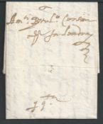 Belgium - Corsini 1596 Entire letter dated 1st November 1596 from Giouvanpaulo Dorcho. an Italian...