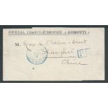 French Somali Coast 1901 (May 4) "Journal Franco - Ethiopian Djibouti" newspaper wrapper.addresse...