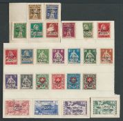 Switzerland - League of Nations 1922-30 23 values (a few low values with faults) to 10f (both) a...