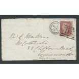 G.B. - Greenock & Ardrishaig Packet 1879 (July 25) Cover to Lossiemouth with a 1d red cancelled b...