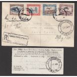SOUTH WEST AFRICA 1931 (Aug 3) cover to L. Wyndham in Cape Town franked 1/4, carried by South West A