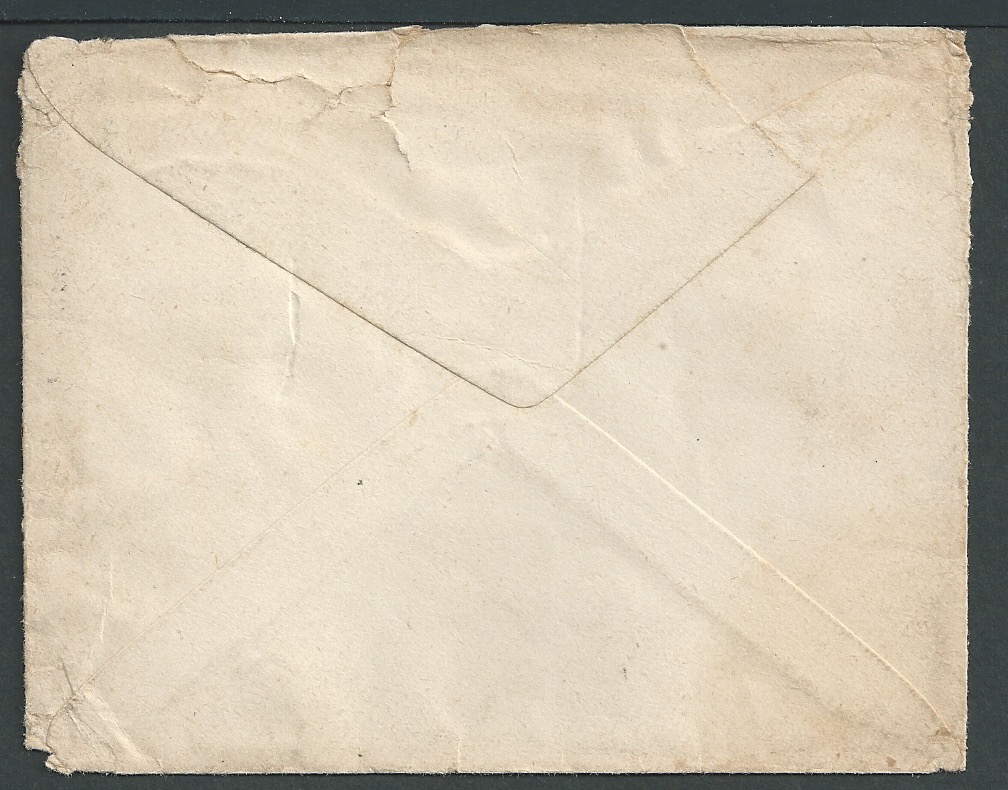 Levant 1913 Cover (minor faults and tears at upper edge) with KGV Levant 1d cancelled at the Bri... - Image 2 of 2