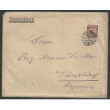 Germany 1936 Cover with printed heading "Blindenschrift" containing a letter in braille, sent fro...