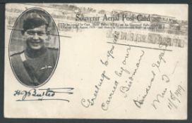 Australia 1919 (Aug 11) Pictorial Souvenir Aerial Post Card.(minor creasing) to Port Pirie, flown...