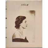 G.B. British Colonial 1952 Photographic image of portrait of H. M. Queen Elizabeth II with Head B...