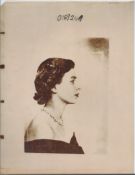 G.B. British Colonial 1952 Photographic image of portrait of H. M. Queen Elizabeth II with Head B...