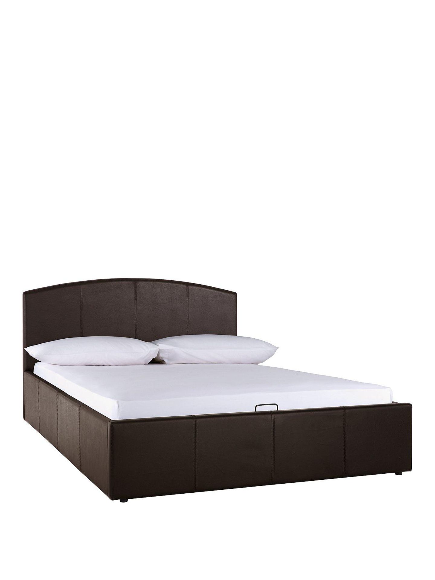 Boxed Item Marston Small Double Lift-Up Bed [Chocolate] 88X128X202Cm rrp, £478.0