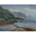 "Loch Torridon" Scottish Highland view Original Watercolour by E Grieg Hall