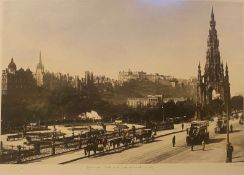 Scott Monument Edinburgh Photograph “Printers picture place edition” blind stamp