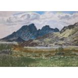 Blaven, Torrin Isle of Skye pastel by Scottish artist Mary Nicol Neill Armour LLD, R.S.A., R.S.W