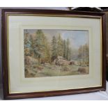 19th c. North American Landscape Watercolour