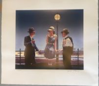 Large Jack Vettriano signed silkscreen print