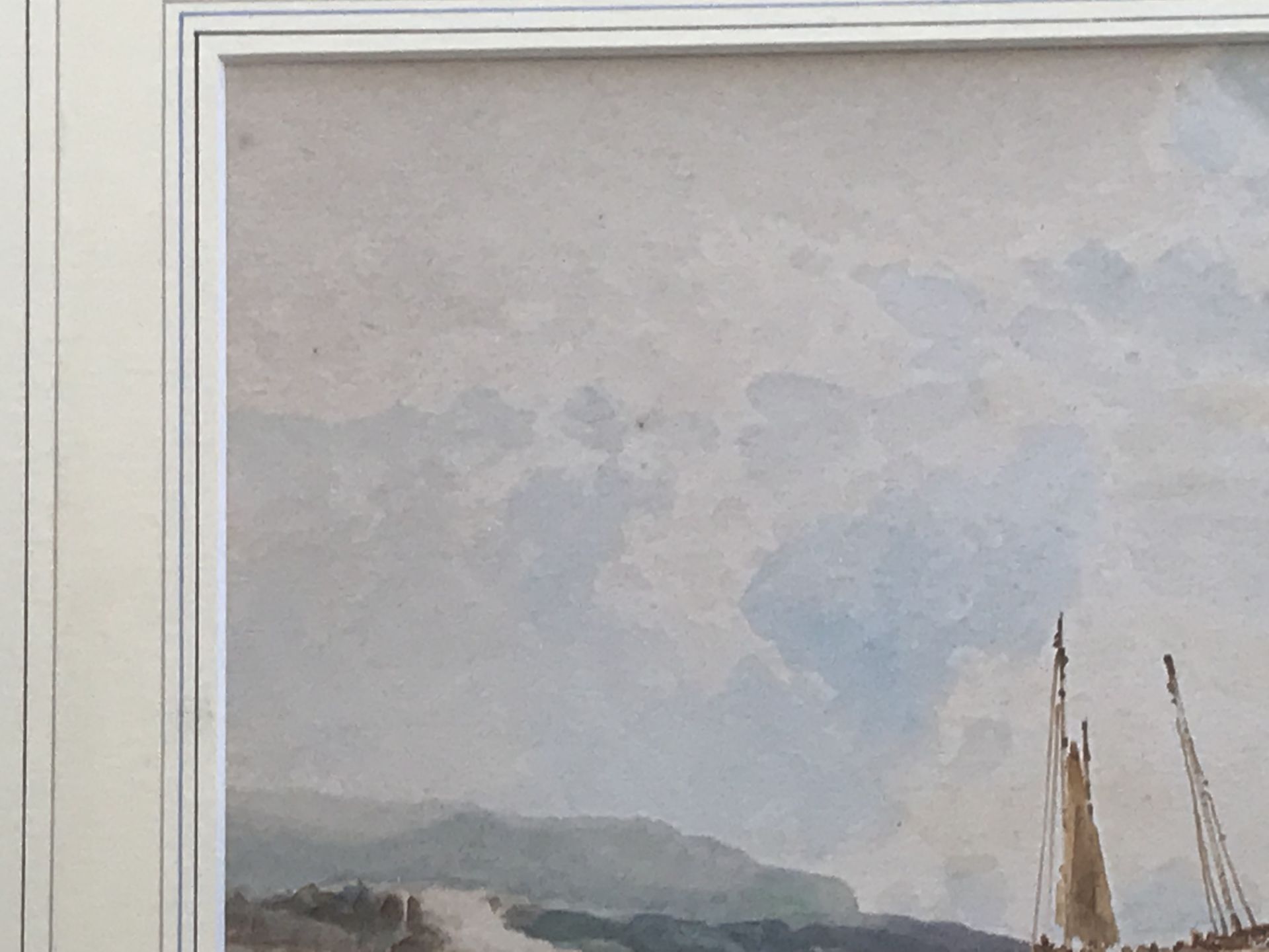 Original signed watercolour Carridale Coast by James Morris 1857-1942 - Image 3 of 4