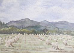 "Coyles o' Muick, Ballater" Original Watercolour by D M Cameron