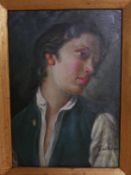 Original Oil by Jackson- "Portrait of Young Boy"