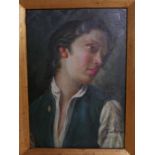 Original Oil by Jackson- "Portrait of Young Boy"