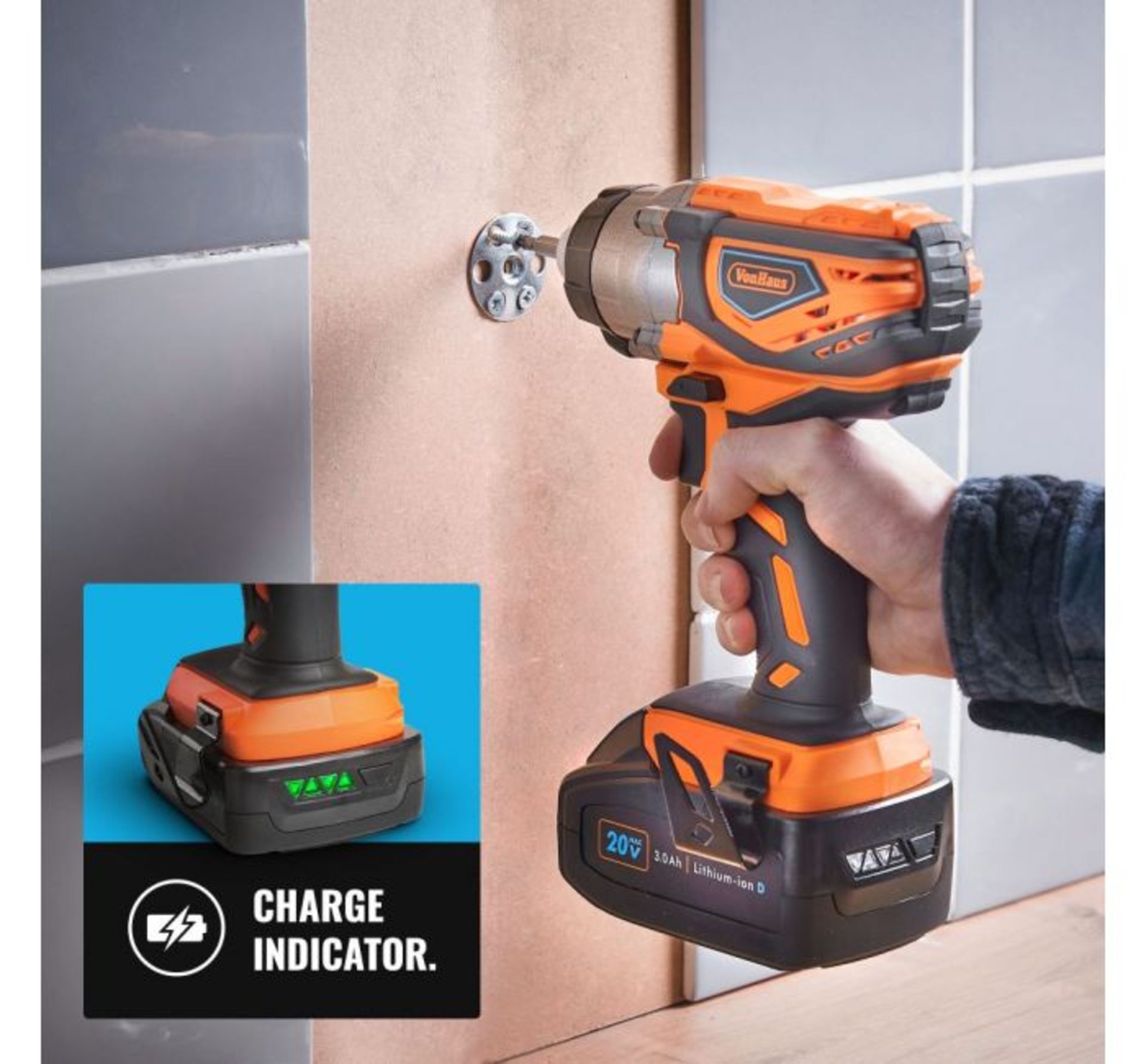 (GL6) 20V Max Impact Driver Boasts additional features including an LED work light, variable s...