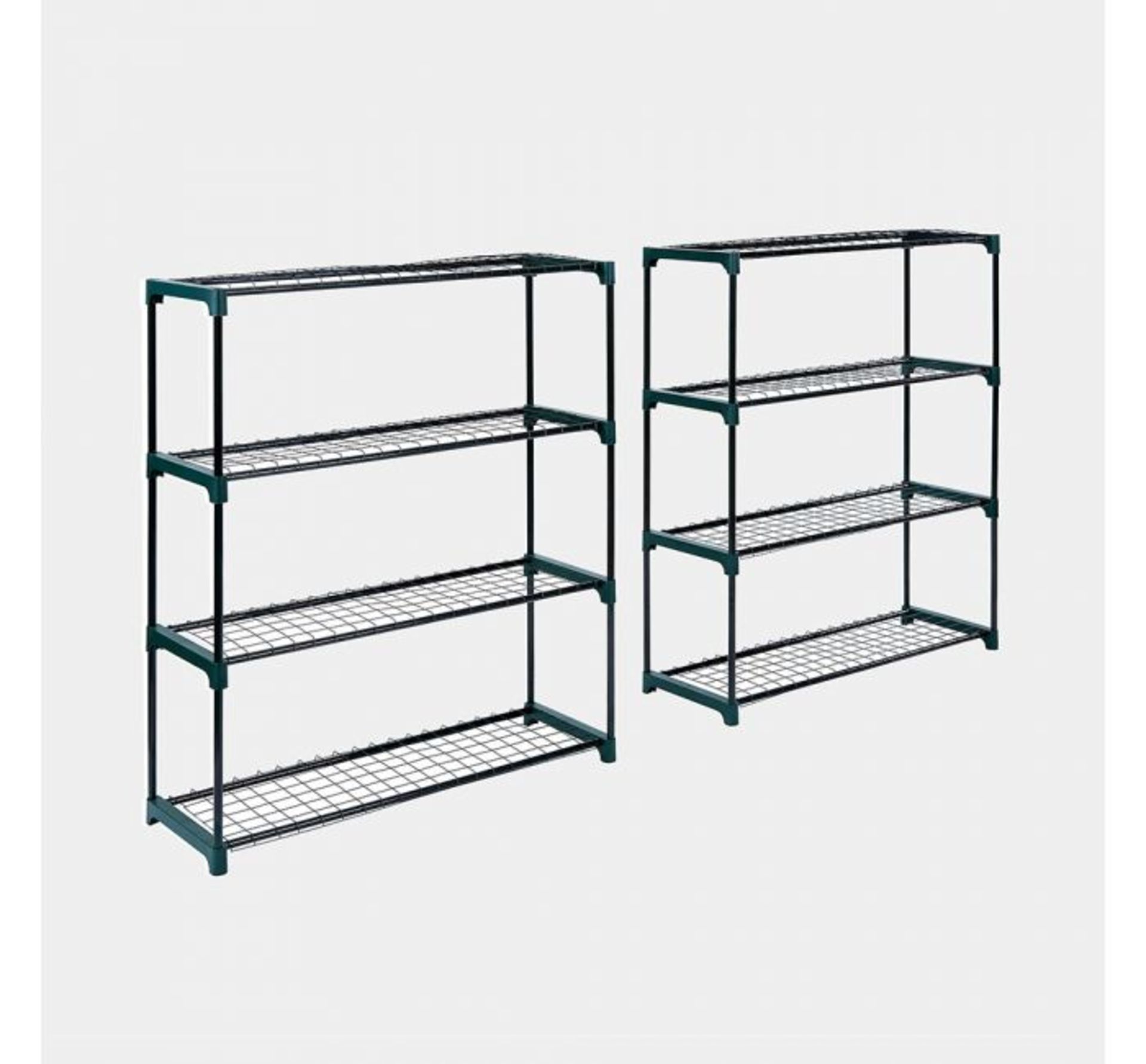 (GL24) 2 x 4 Tier Garden Shelving Unit Pack of 2 heavy duty 4 tier garden shelving units - ide... - Image 2 of 3