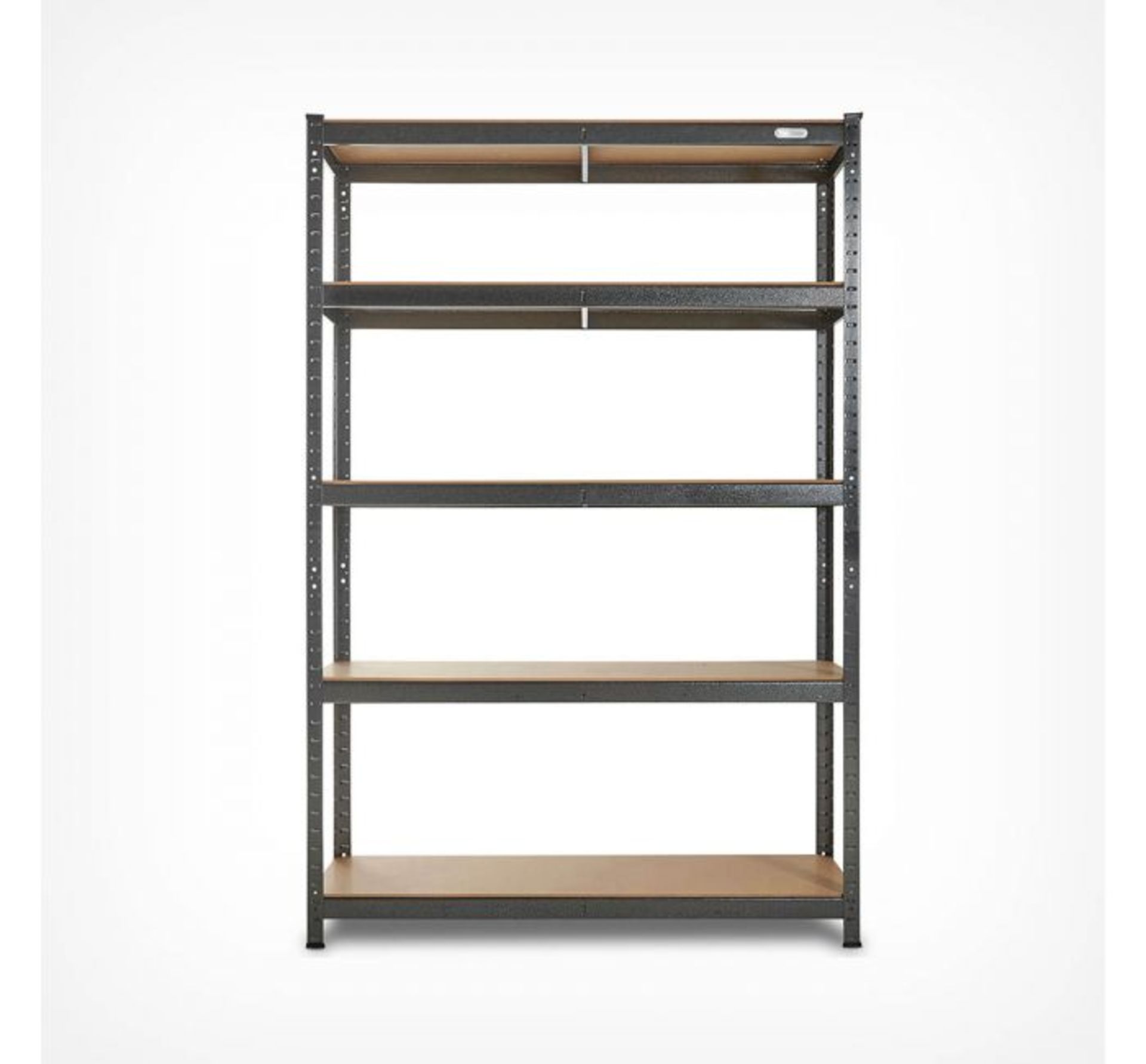 (GL21) 1.8m 5 Tier Extra Wide Racking Size: 180 x 120 x 40cm Complete with 5 fully adjustable ... - Image 2 of 3