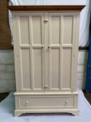 Pine Solid Double Wardrobe