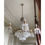 French Ormolu & Crystal Chandelier