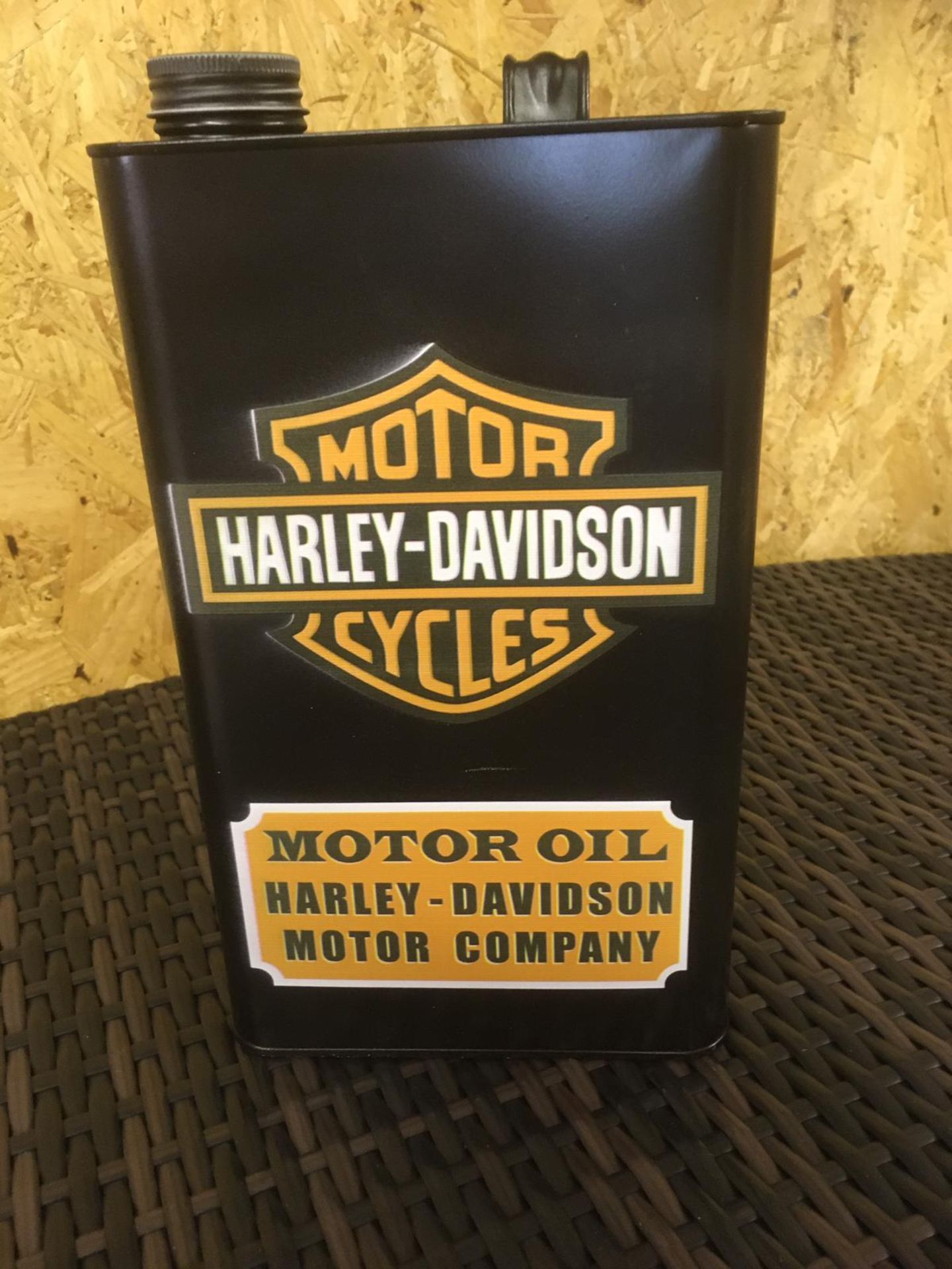 Harley Davidson Motorcycles Oil Can