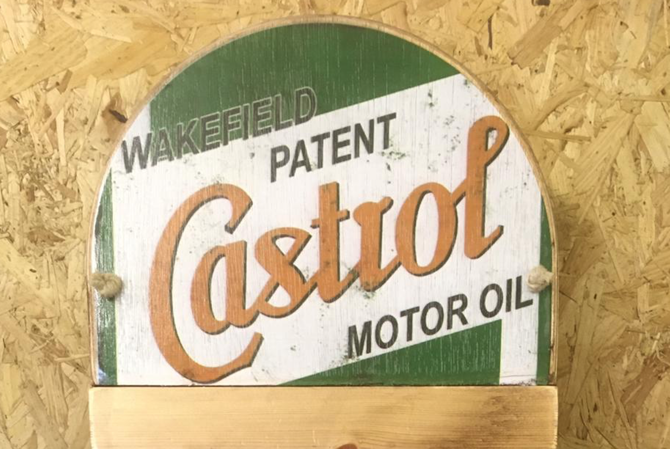 Castrol Motor Oil Blackboard - Image 2 of 2