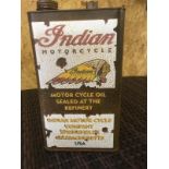 Indian Motorcycle Oil Can