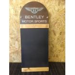 Bentley Motor Sports Blackboard