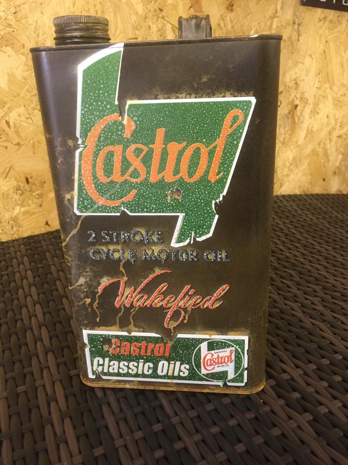 Castrol Oil Petrol Can