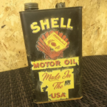 Shell Motor Oil Can