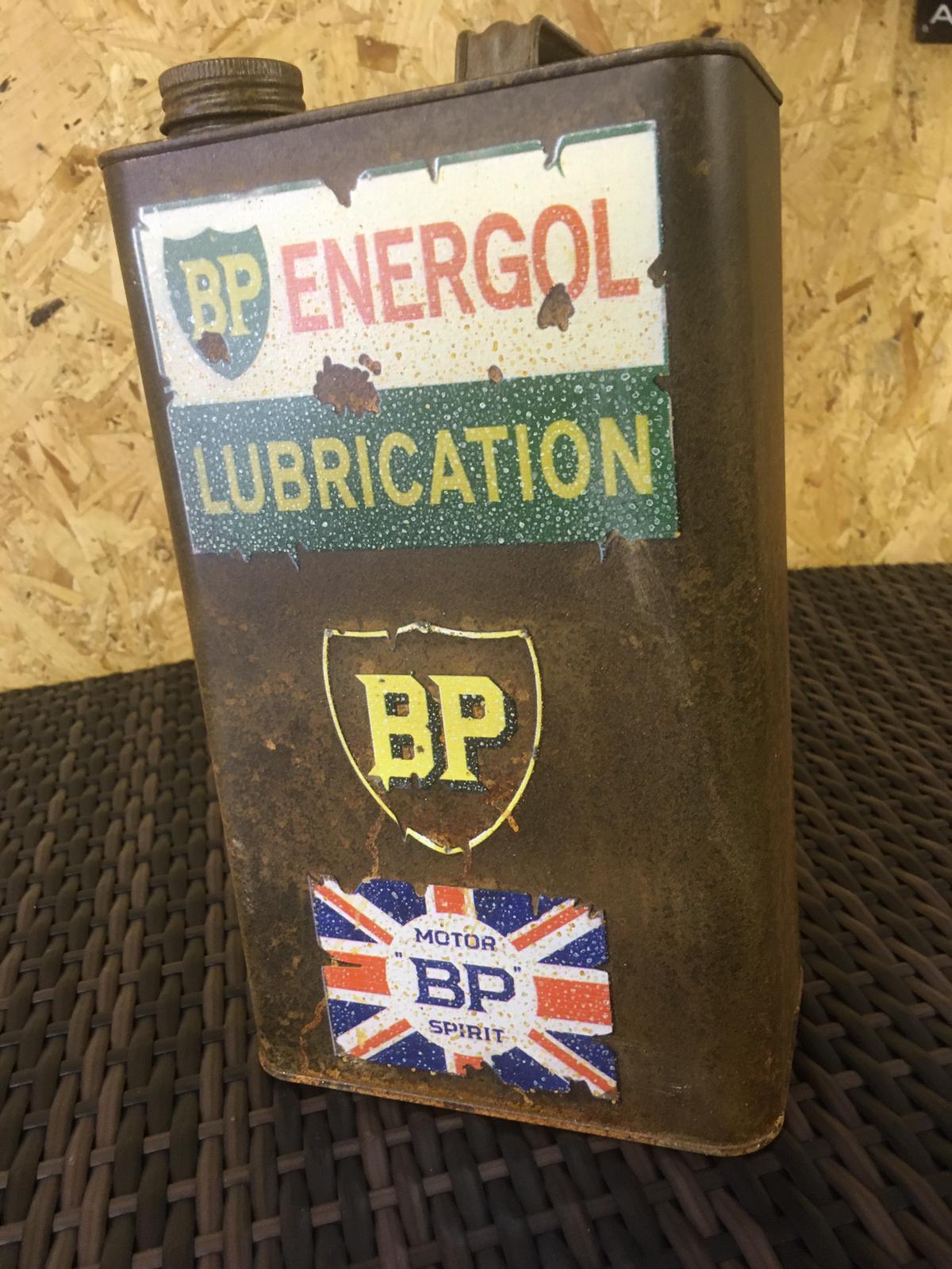 BP Oil Petrol Can