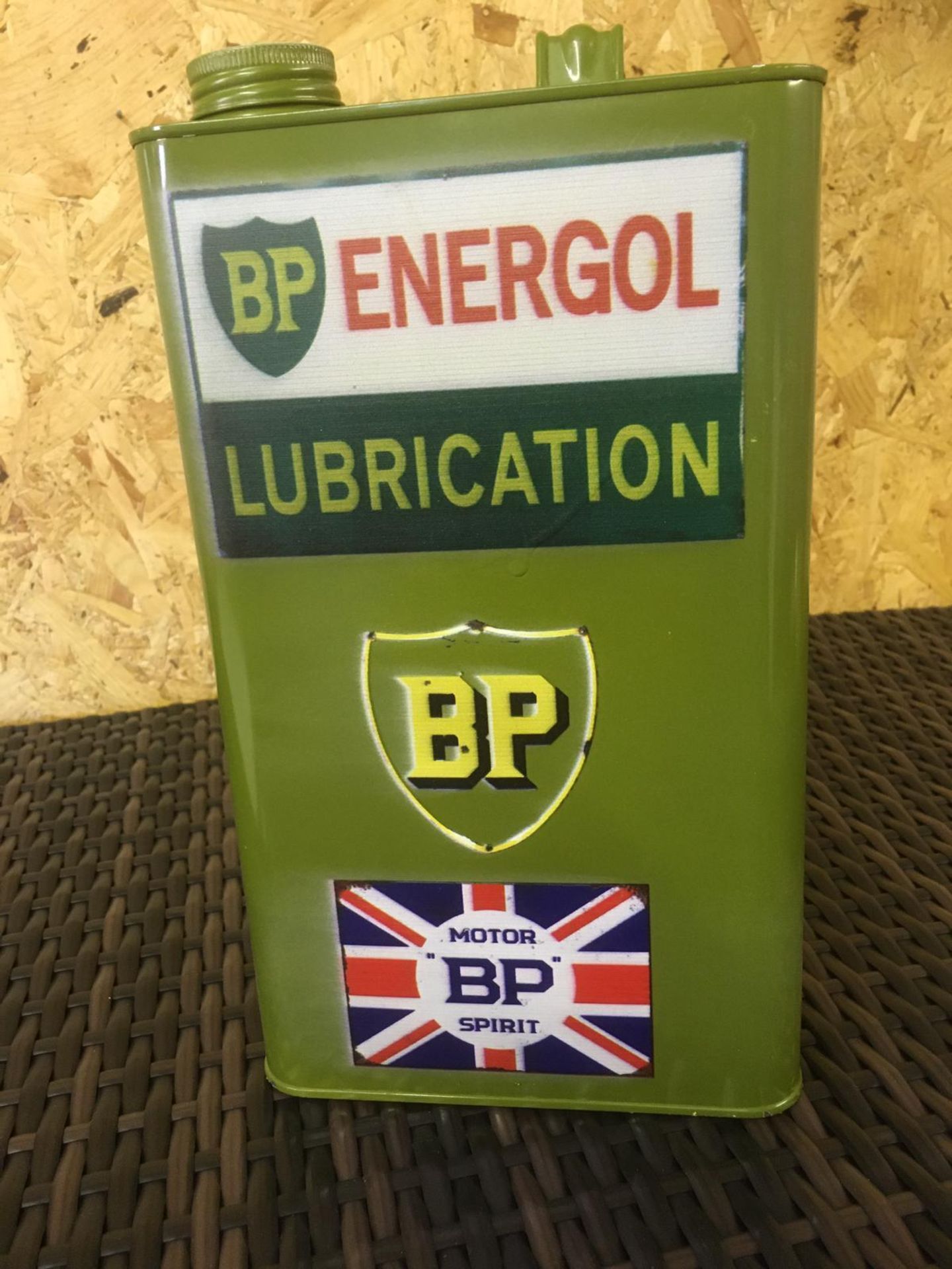 BP Oil Petrol Can