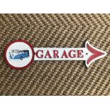 Cast Iron Volkswagen Garage Arrow Wall Plaque