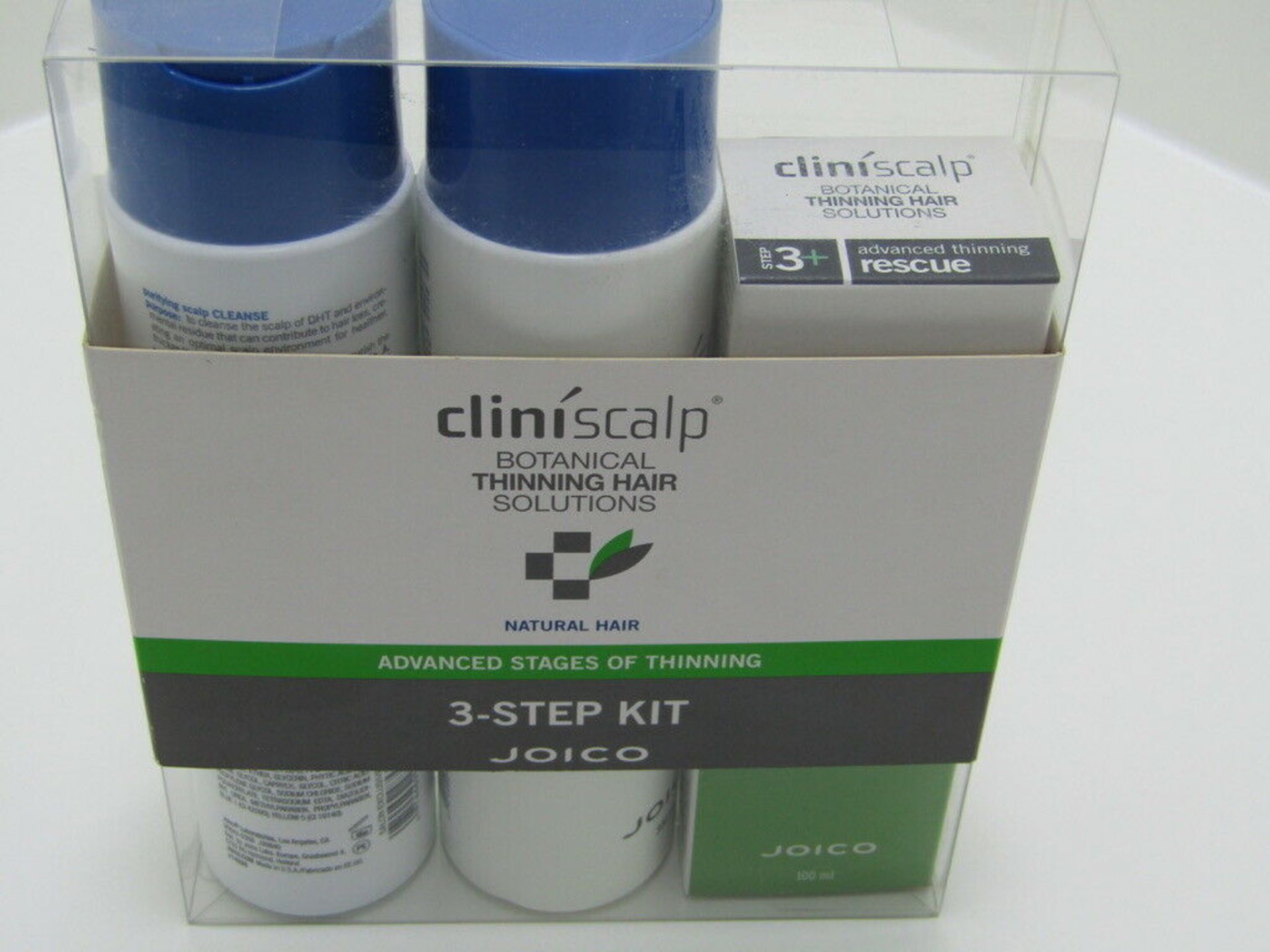 1x Thinning Hair Solution. Cliniscalp 3-Step Kit. Joico Advanced Stage. 700ml - Image 3 of 5