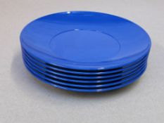 30x Blue Kinderzeug Unbreakable Baby Saucer. Dish Washer & Microwave Safe