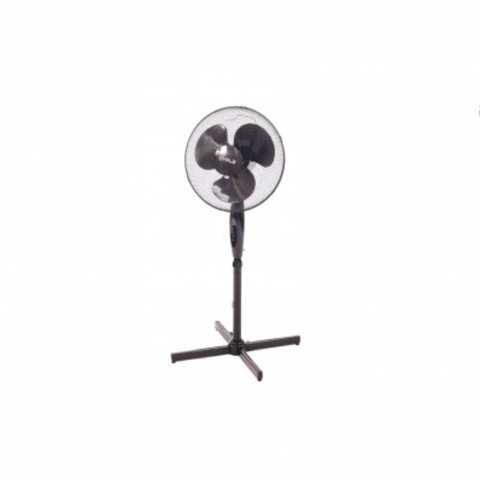 (RU328) 16" Oscillating Black Extendable Free Standing Tower Pedestal Cooling Fan The fan ...