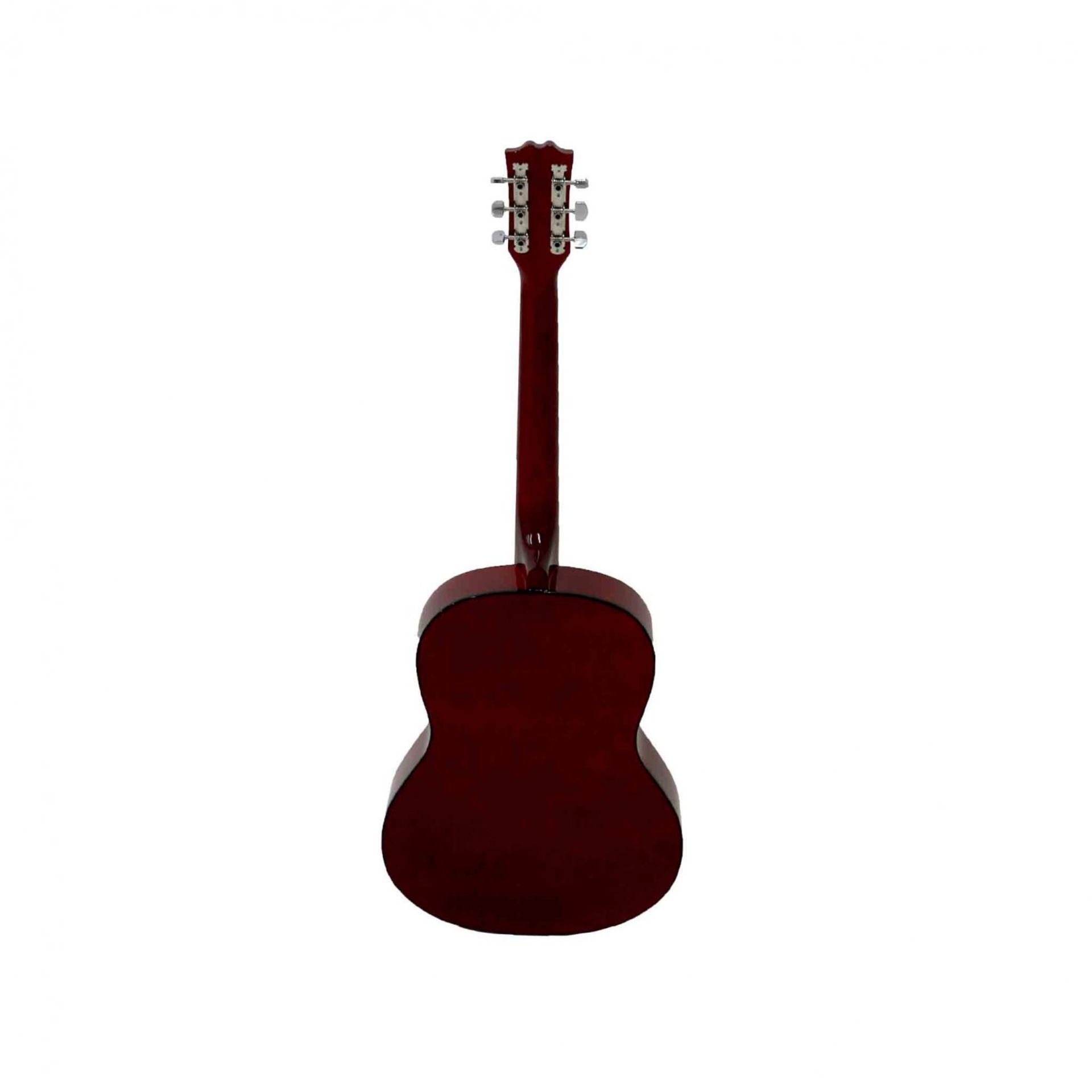 (RU44) 39" Full Size 4/4 6 String Steel Strung Acoustic Guitar Perfect for beginners and exper... - Image 2 of 2