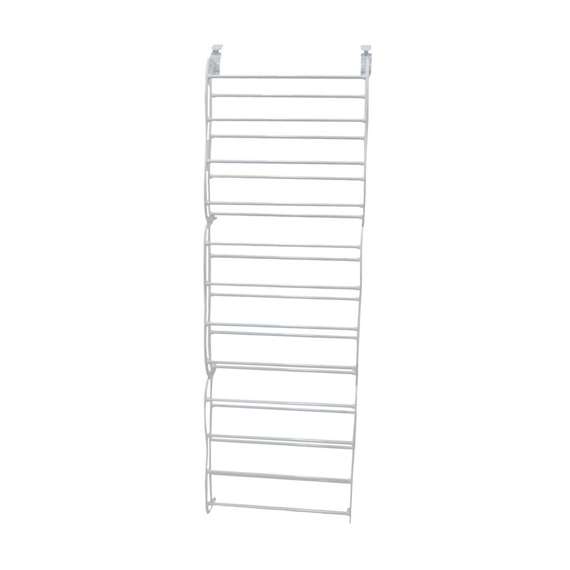 (SK100) White 72 Shoe Door Hanging Shelf Shoe Rack Storage Organiser​ The 36 Pair Ove... - Image 2 of 2