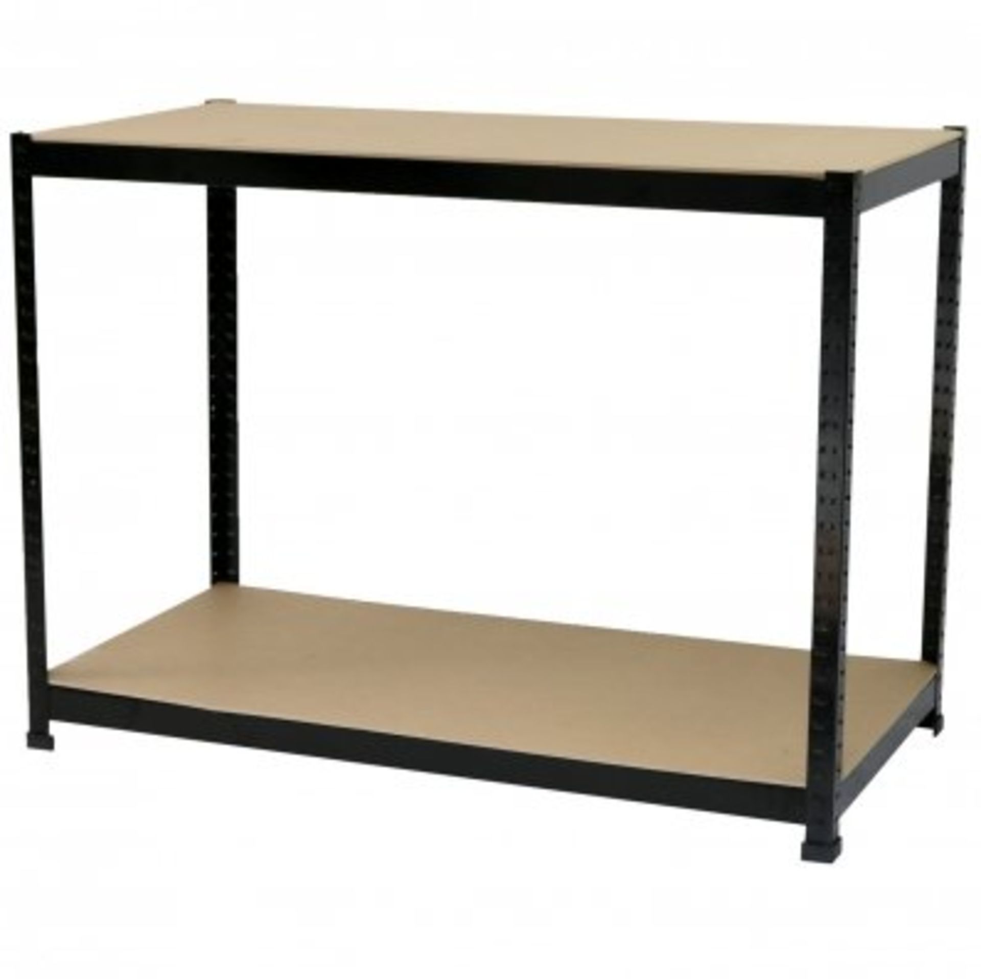 (RU6) Industrial Heavy Duty Steel Workbench Table Shelving Garage Shed The workbench is manu...