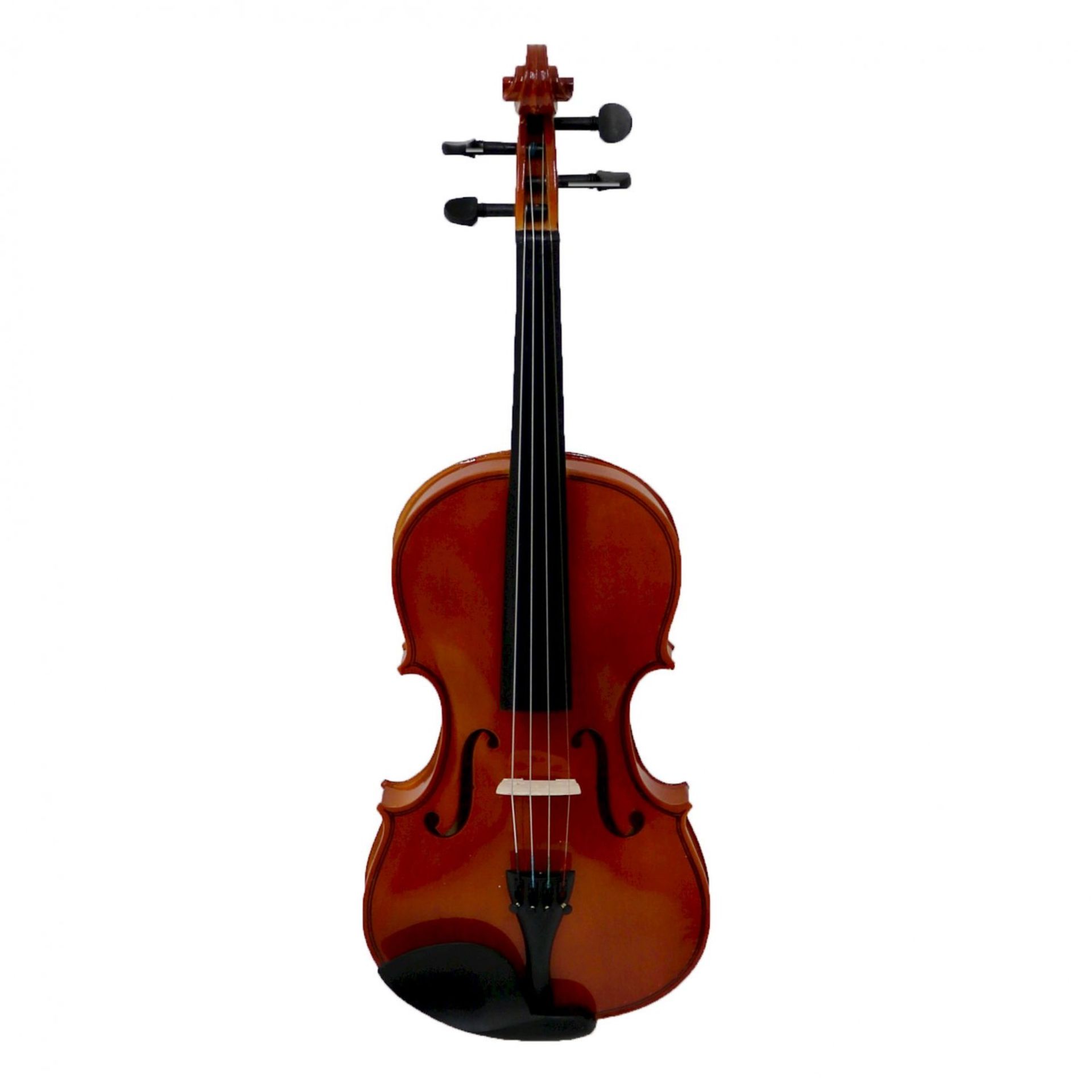 (RU247) Full Size 4/4 Acoustic Violin Set with Case, Bow & Rosin If you're learning to play ... - Image 2 of 2