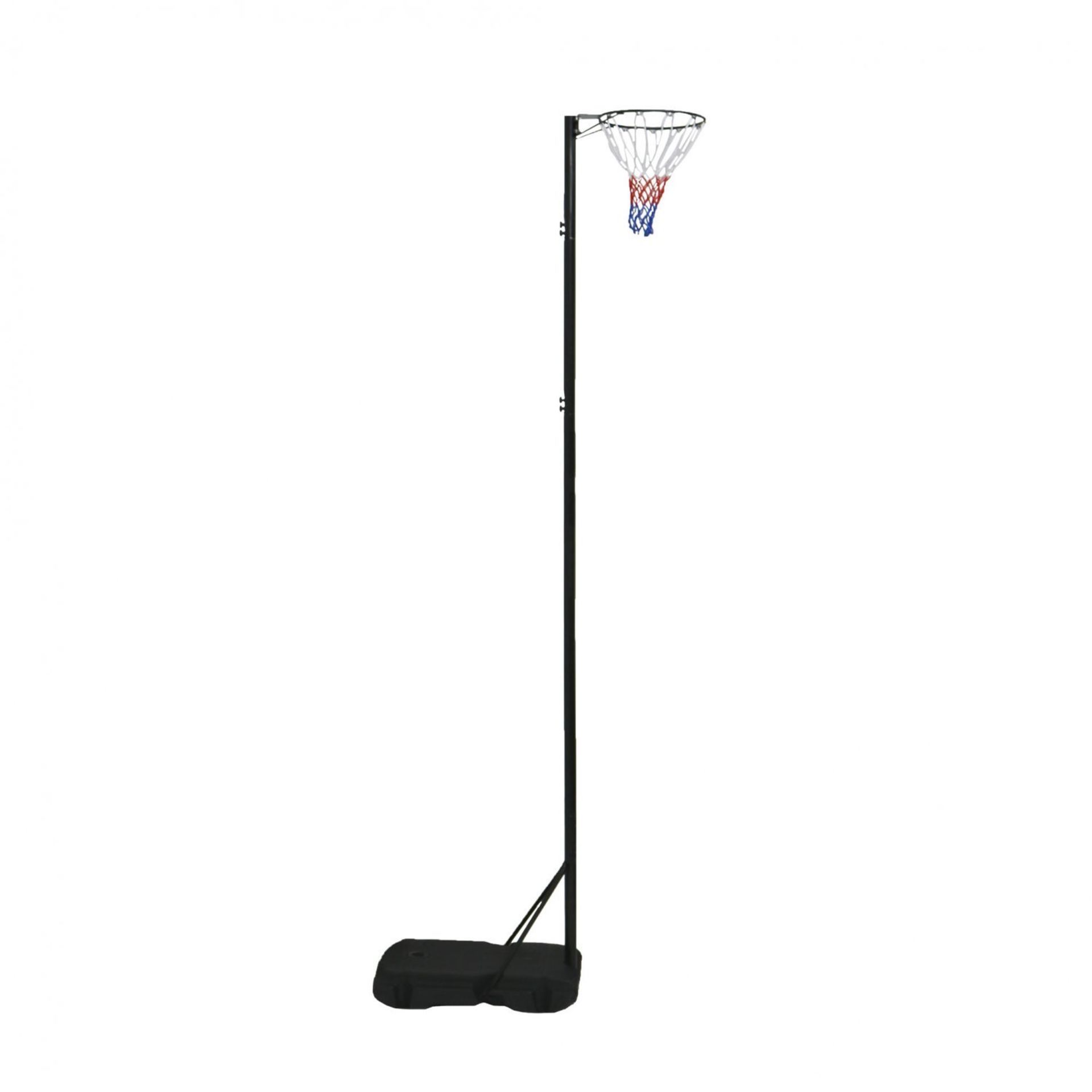 (RU316) Pro Adjustable Netball Net Post - Black, 3.05m With 3 adjustable heights our netball p... - Image 2 of 2