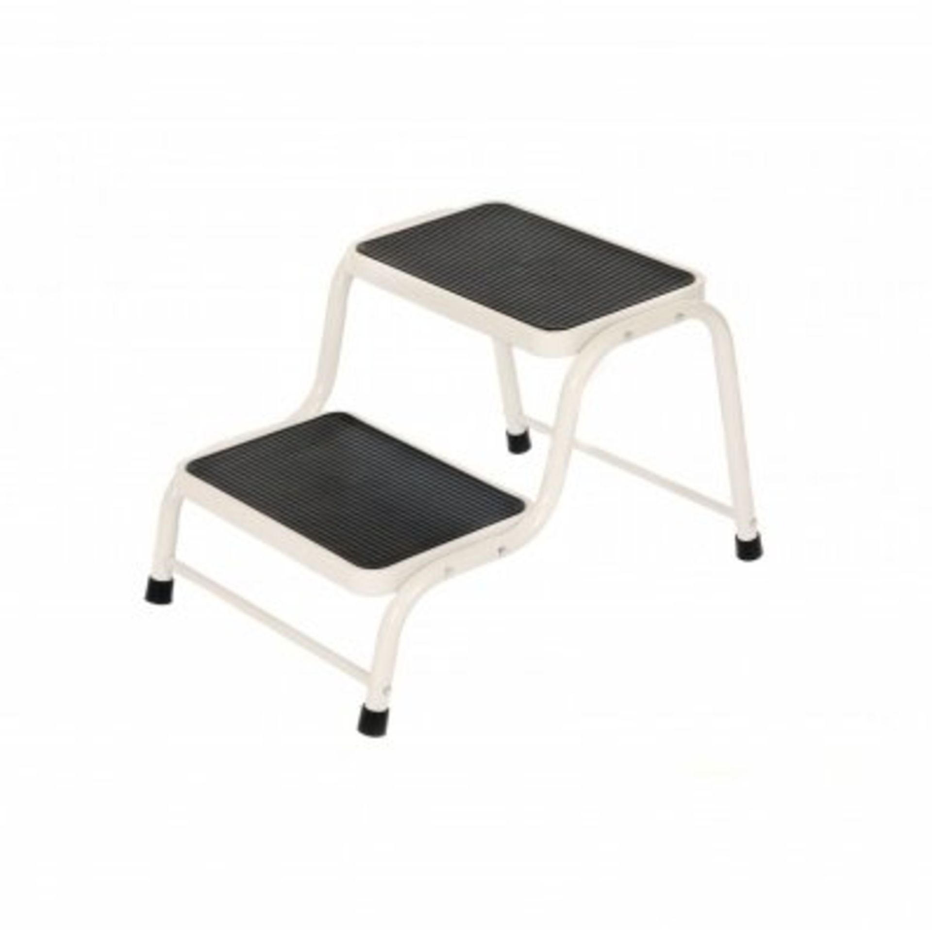 (RU7) Double Caravan Step Stool Steel Non Slip Rubber Tread Safety The double steps are idea...
