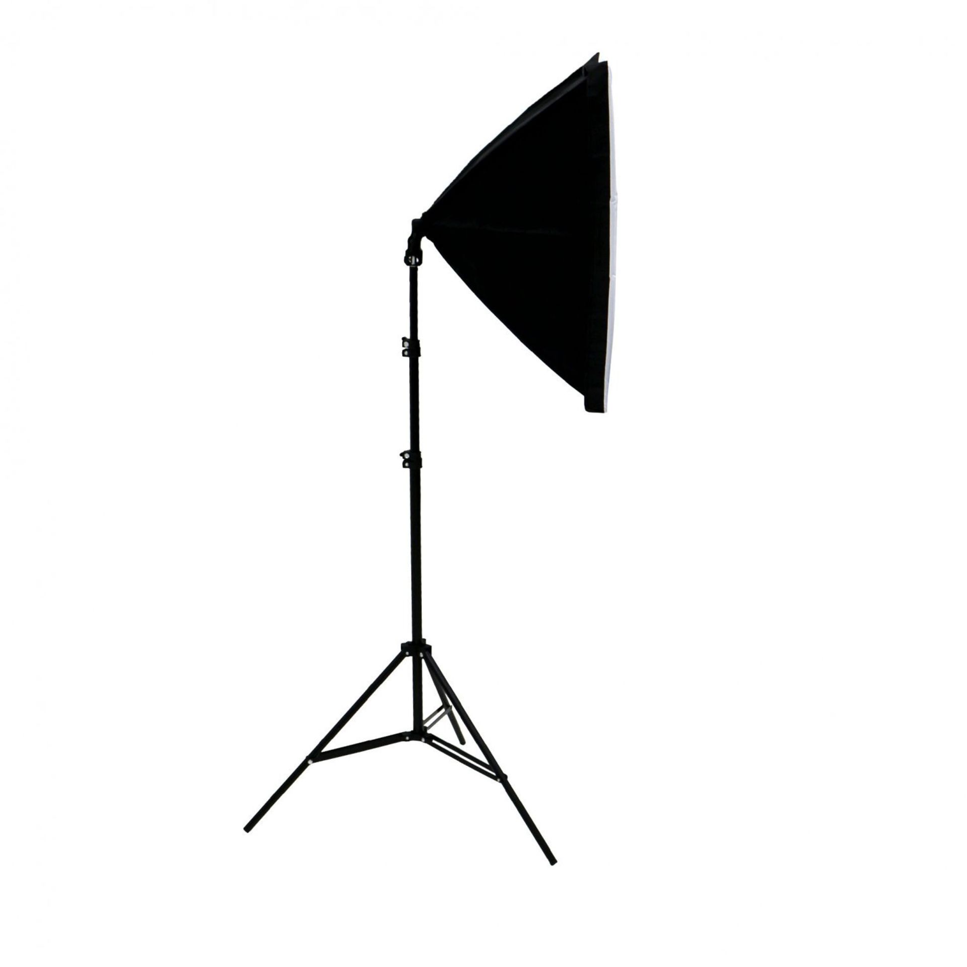 (RU390) 150W Studio Continuous Softbox Lighting Kit w/ Adjustable Stand The lighting kit is ... - Image 2 of 2
