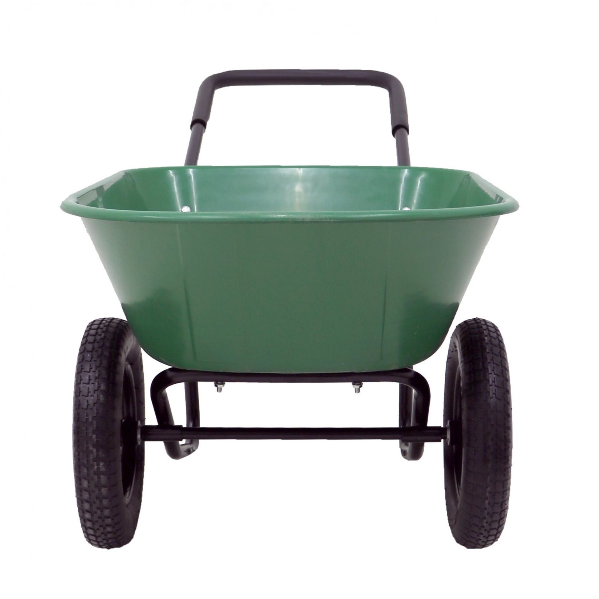 (RU287) Heavy Duty Two Wheeled 70L Garden Wheelbarrow Pneumatic Tyre The two wheeled wheel... - Image 2 of 2