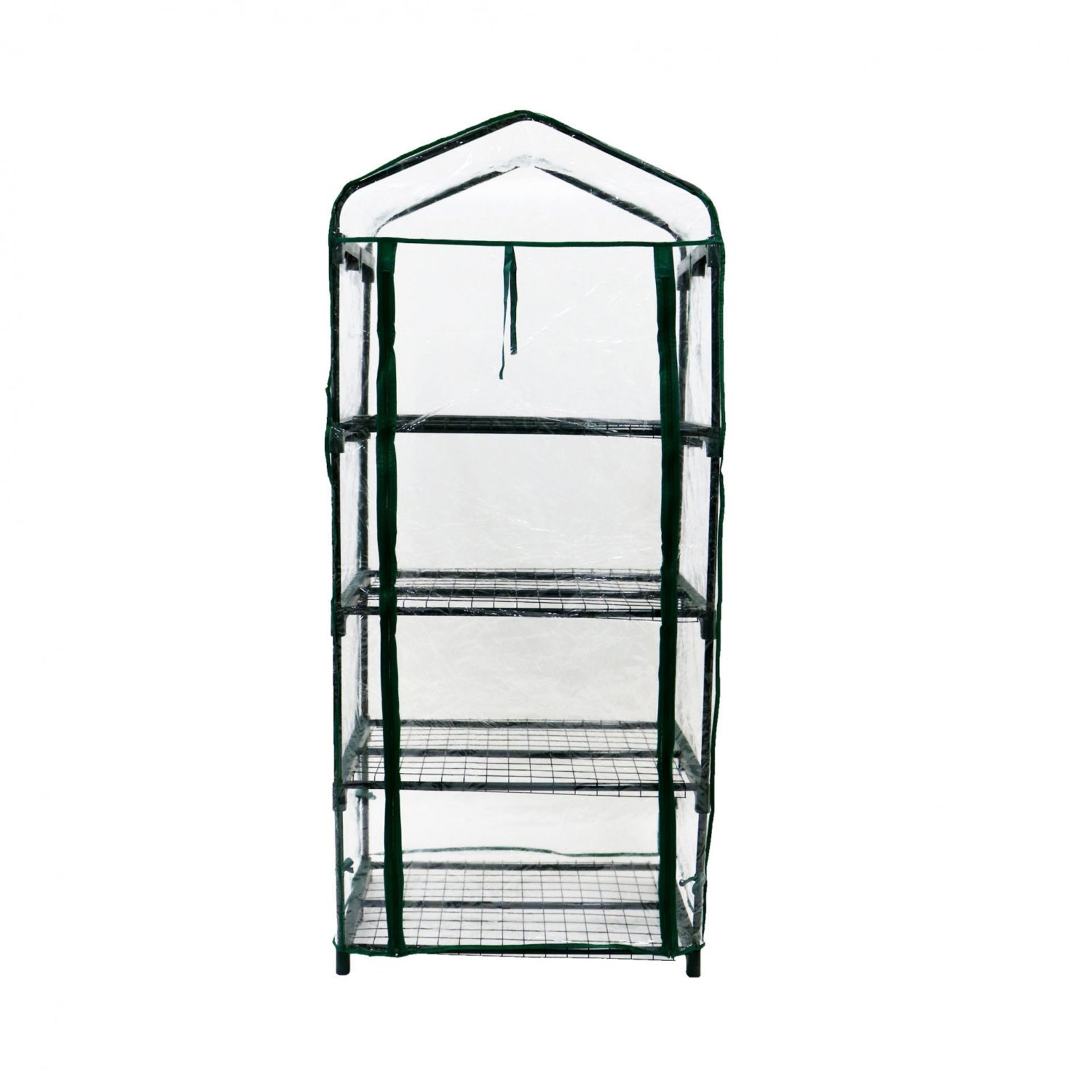 (RU398) 4-Tier Mini Greenhouse Our 4-tier Grow House provides plenty of shelf area and ... - Image 2 of 2