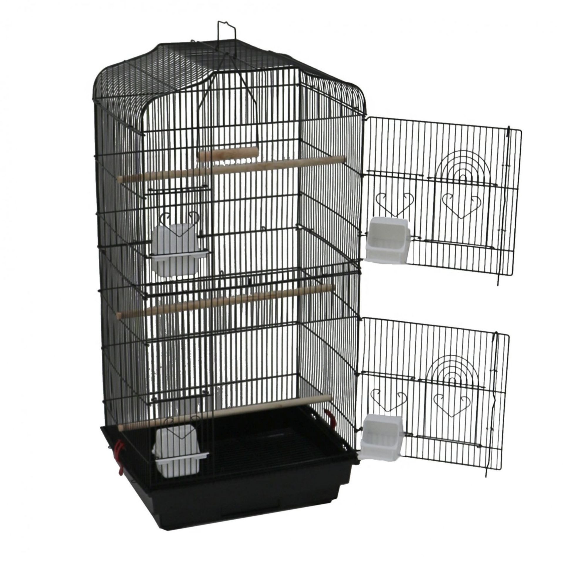 (RU296) XL Large Bird Cage Budgie Canary Finch Parrot Birdcage The XL Large Bird Cage B... - Image 2 of 2