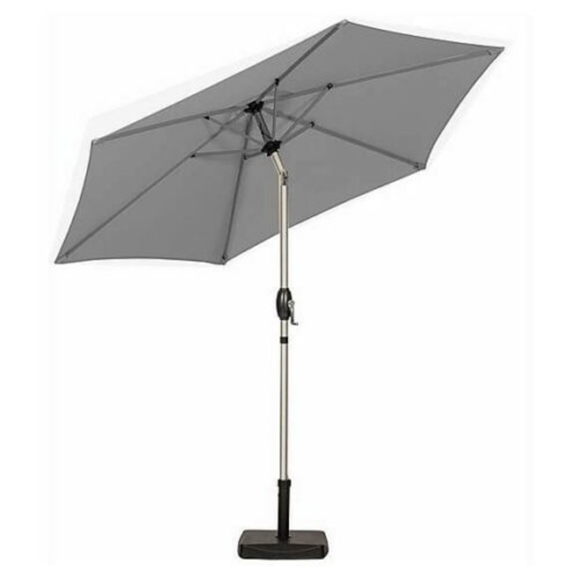 3m Luxury Royal Craft Grey Parasol with Crank wind up and closing. Made from high quality mater... - Image 2 of 4