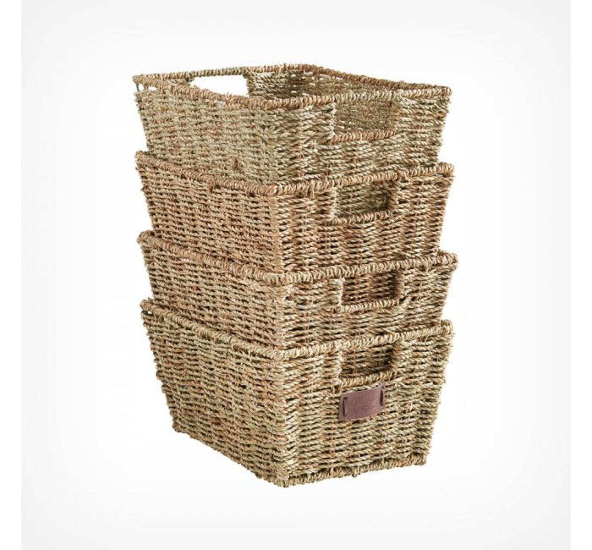 (OM98) Set of 4 Seagrass Baskets Great for storing a range of items including clothing, access... - Image 2 of 2